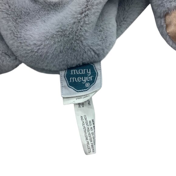 Mary Meyer Gray Plush Elephant Lovey Toy Textured Belly Pattern Security 14" - Picture 4 of 8